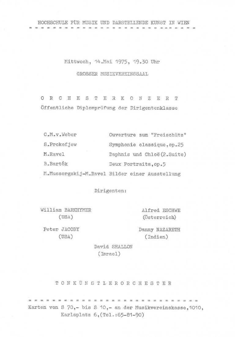 1975-05-14, Conducting Diploma Concert