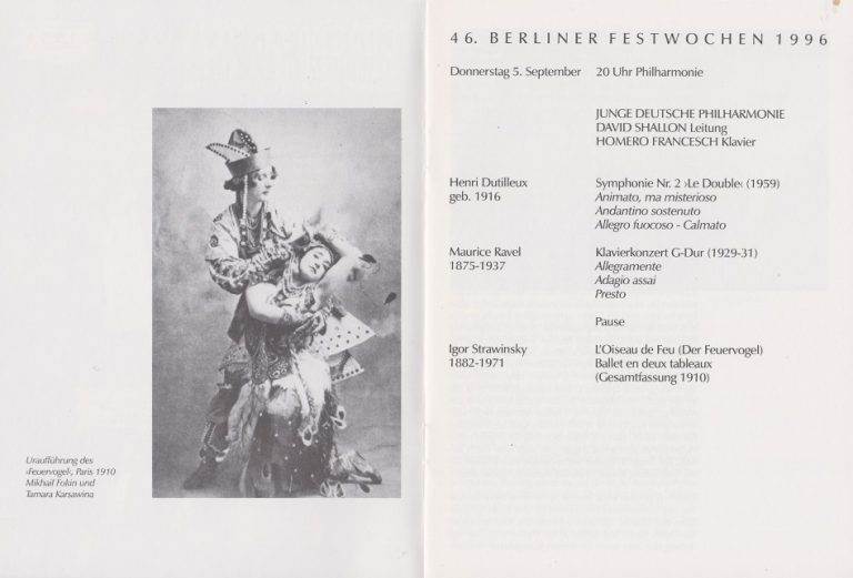 1996-09-05, Conducting the Junge Deutsche Philharmonie at the Berliner Festwochen