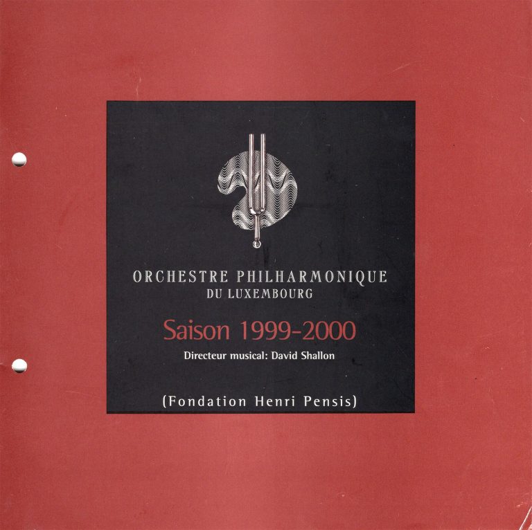 1999-2000, season brochure OPL